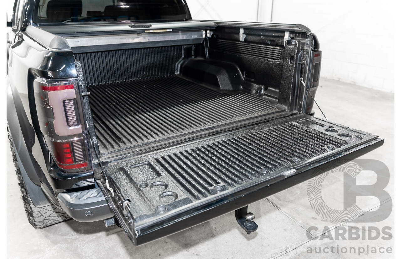 10/2019 Ford Ranger Raptor 2.0 (4x4) PX MKIII MY19.75 Double Cab P/Up Shadow Black Twin Turbo Diesel 2.0L