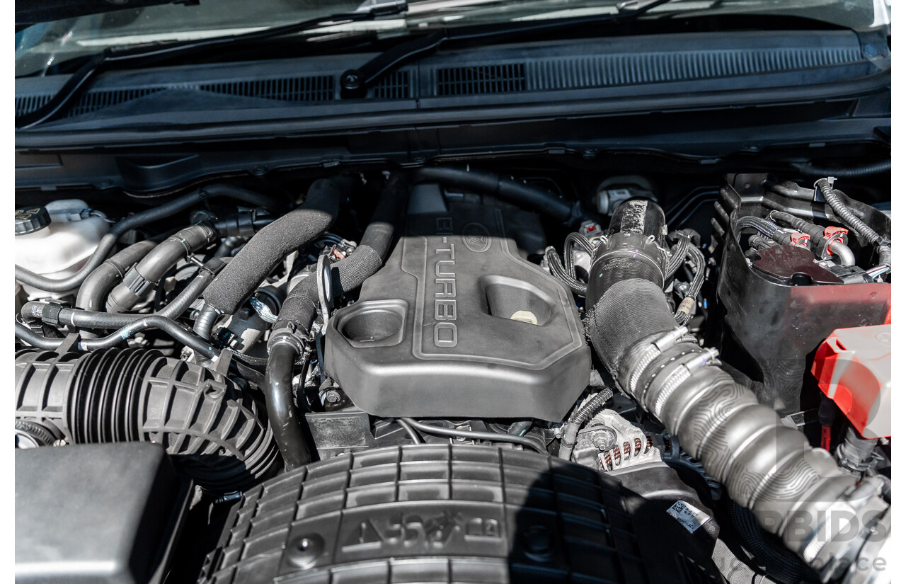 10/2019 Ford Ranger Raptor 2.0 (4x4) PX MKIII MY19.75 Double Cab P/Up Shadow Black Twin Turbo Diesel 2.0L