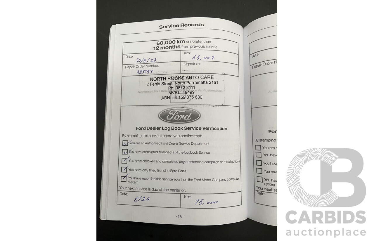 10/2019 Ford Ranger Raptor 2.0 (4x4) PX MKIII MY19.75 Double Cab P/Up Shadow Black Twin Turbo Diesel 2.0L