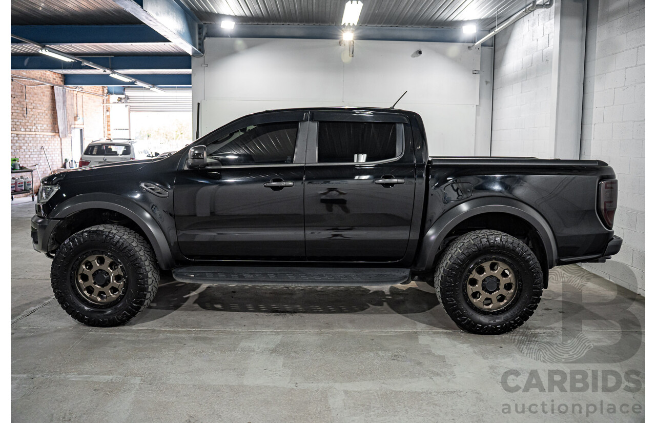 10/2019 Ford Ranger Raptor 2.0 (4x4) PX MKIII MY19.75 Double Cab P/Up Shadow Black Twin Turbo Diesel 2.0L