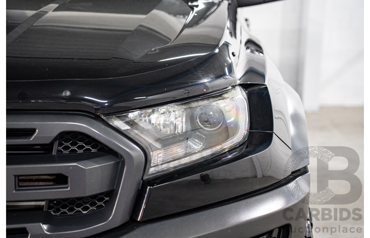 10/2019 Ford Ranger Raptor 2.0 (4x4) PX MKIII MY19.75 Double Cab P/Up Shadow Black Twin Turbo Diesel 2.0L