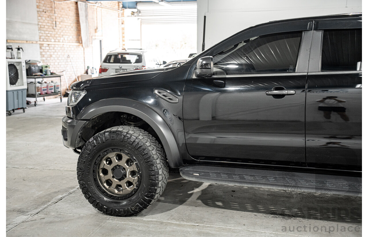 10/2019 Ford Ranger Raptor 2.0 (4x4) PX MKIII MY19.75 Double Cab P/Up Shadow Black Twin Turbo Diesel 2.0L