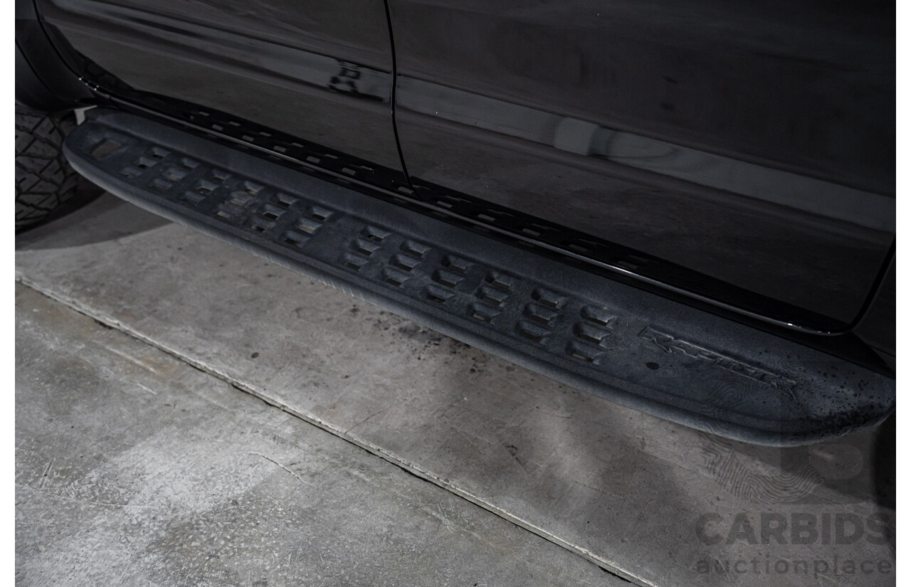 10/2019 Ford Ranger Raptor 2.0 (4x4) PX MKIII MY19.75 Double Cab P/Up Shadow Black Twin Turbo Diesel 2.0L