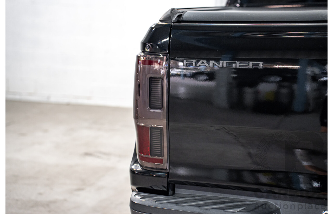 10/2019 Ford Ranger Raptor 2.0 (4x4) PX MKIII MY19.75 Double Cab P/Up Shadow Black Twin Turbo Diesel 2.0L