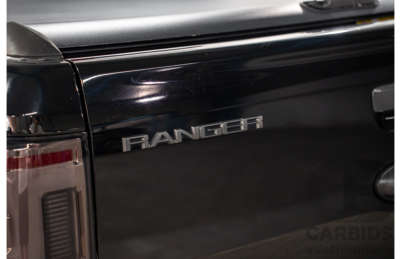 10/2019 Ford Ranger Raptor 2.0 (4x4) PX MKIII MY19.75 Double Cab P/Up Shadow Black Twin Turbo Diesel 2.0L