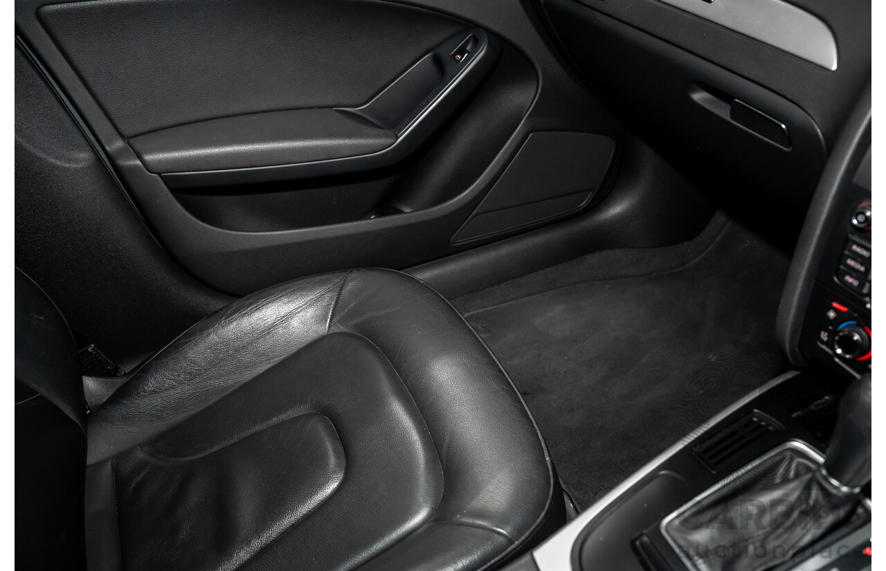 8/2011 Audi A4 1.8 TFSI B8 (8K) MY12 4d Sedan Quartz Grey Metallic Turbo 1.8L