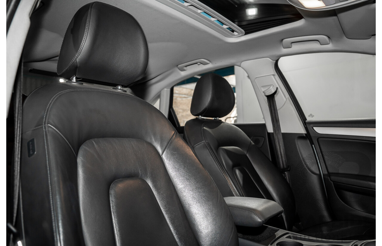 8/2011 Audi A4 1.8 TFSI B8 (8K) MY12 4d Sedan Quartz Grey Metallic Turbo 1.8L