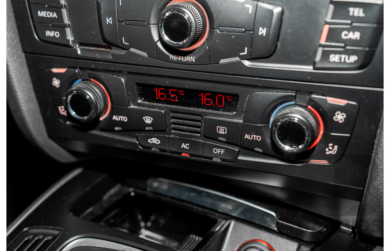 8/2011 Audi A4 1.8 TFSI B8 (8K) MY12 4d Sedan Quartz Grey Metallic Turbo 1.8L