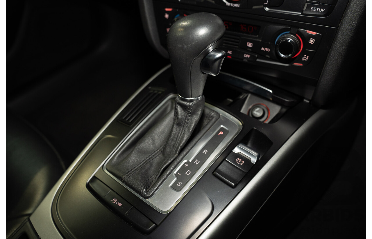 8/2011 Audi A4 1.8 TFSI B8 (8K) MY12 4d Sedan Quartz Grey Metallic Turbo 1.8L