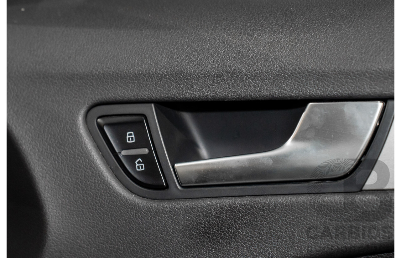 8/2011 Audi A4 1.8 TFSI B8 (8K) MY12 4d Sedan Quartz Grey Metallic Turbo 1.8L