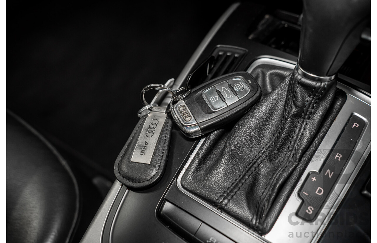 8/2011 Audi A4 1.8 TFSI B8 (8K) MY12 4d Sedan Quartz Grey Metallic Turbo 1.8L