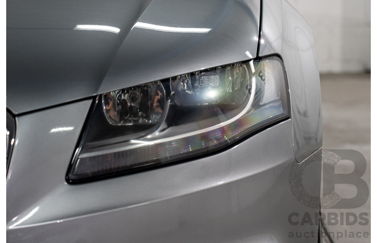 8/2011 Audi A4 1.8 TFSI B8 (8K) MY12 4d Sedan Quartz Grey Metallic Turbo 1.8L