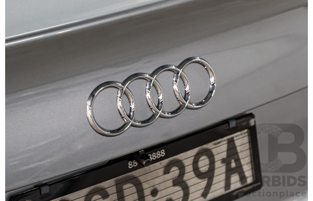 8/2011 Audi A4 1.8 TFSI B8 (8K) MY12 4d Sedan Quartz Grey Metallic Turbo 1.8L