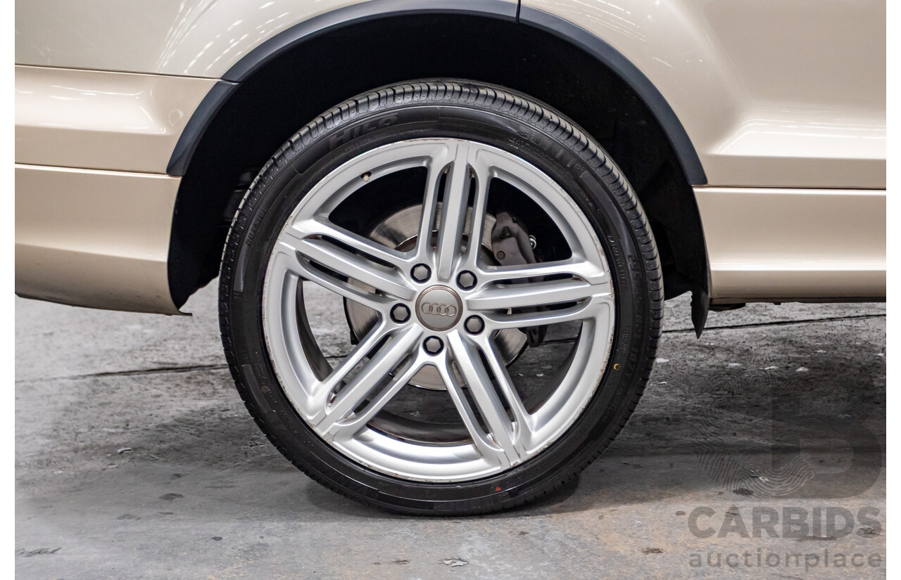 9/2014 Audi Q7 3.0 TDI Quattro S-Line Pack (AWD) MY14 4d Wagon Bahia Beige Turbo Diesel V6 3.0L - 7 Seater