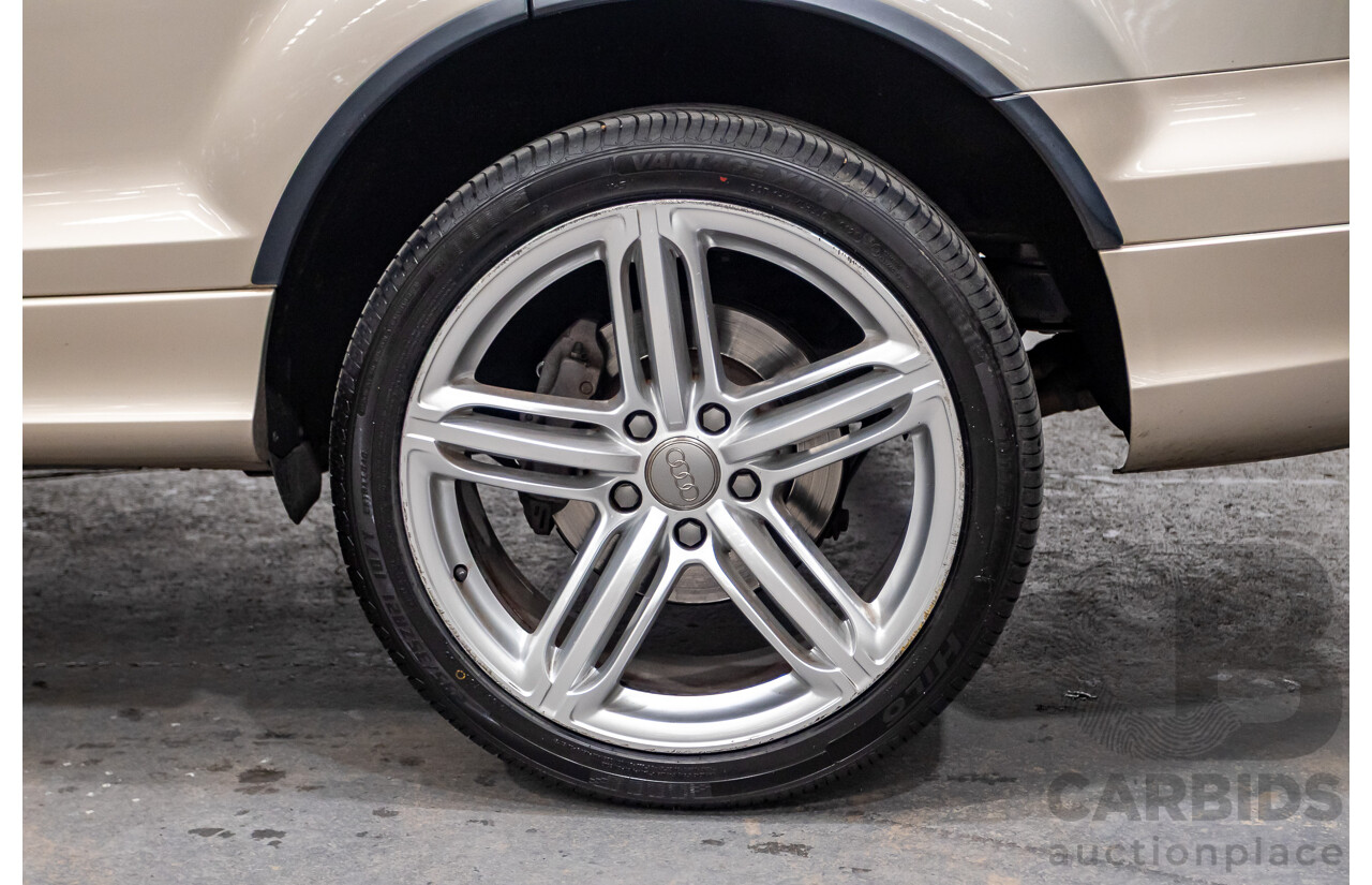 9/2014 Audi Q7 3.0 TDI Quattro S-Line Pack (AWD) MY14 4d Wagon Bahia Beige Turbo Diesel V6 3.0L - 7 Seater