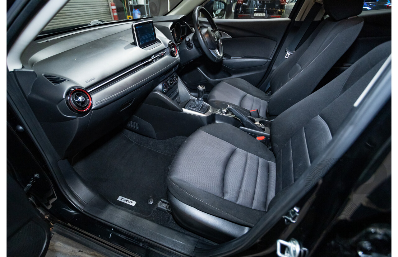 6/2015 Mazda CX-3 MAXX DK 4d Wagon Jet Black 2.0L