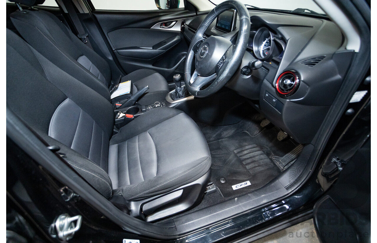 6/2015 Mazda CX-3 MAXX DK 4d Wagon Jet Black 2.0L
