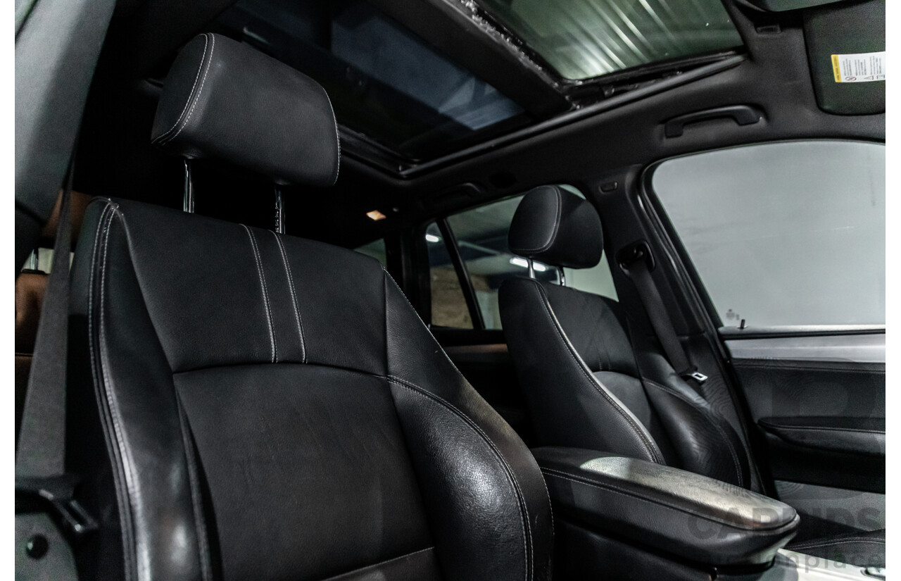 10/2011 BMW X3 Xdrive 30d M-Sport (AWD) F25 4d Wagon Carbon Black Metallic Turbo Diesel 3.0L