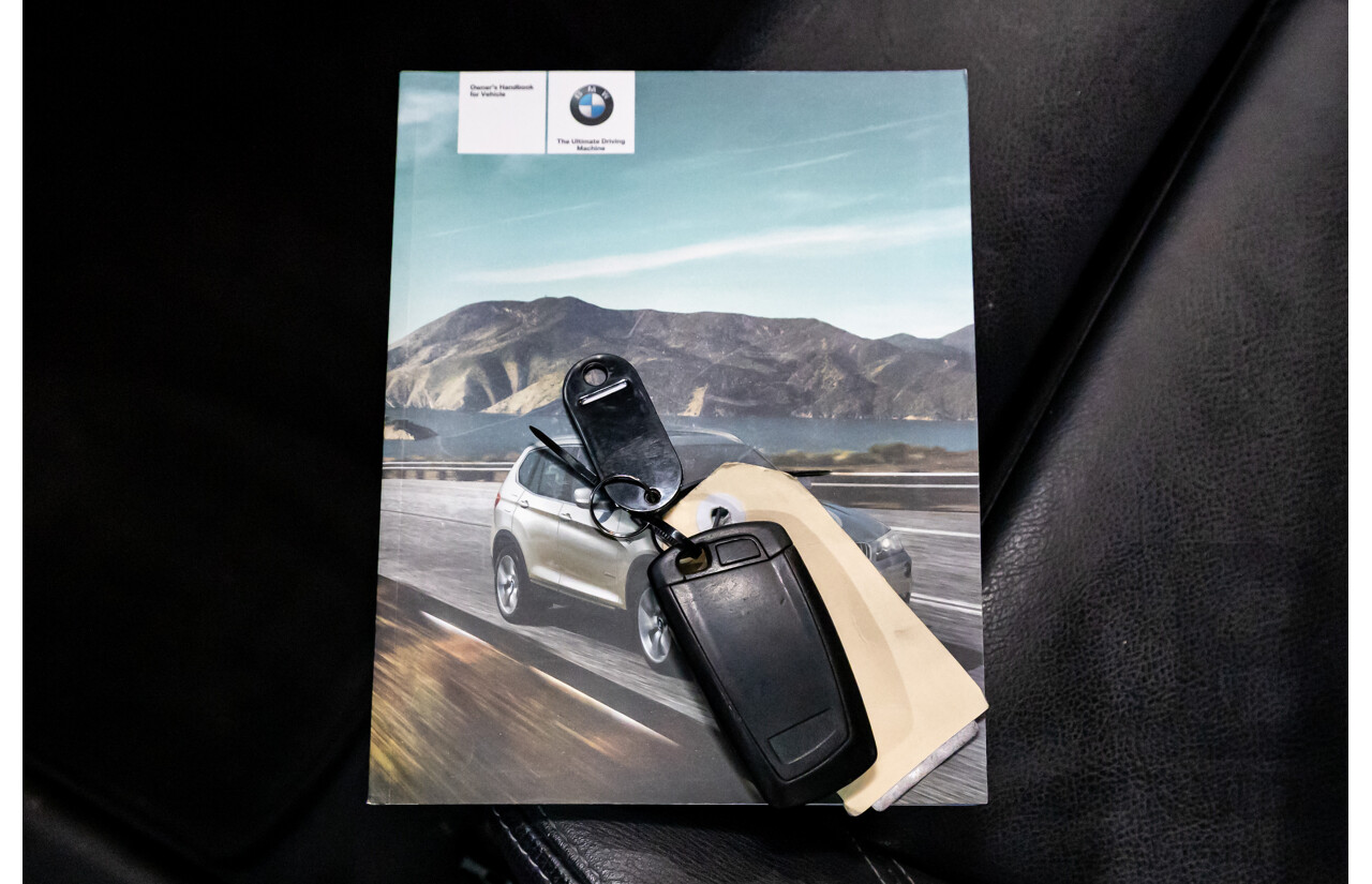 10/2011 BMW X3 Xdrive 30d M-Sport (AWD) F25 4d Wagon Carbon Black Metallic Turbo Diesel 3.0L