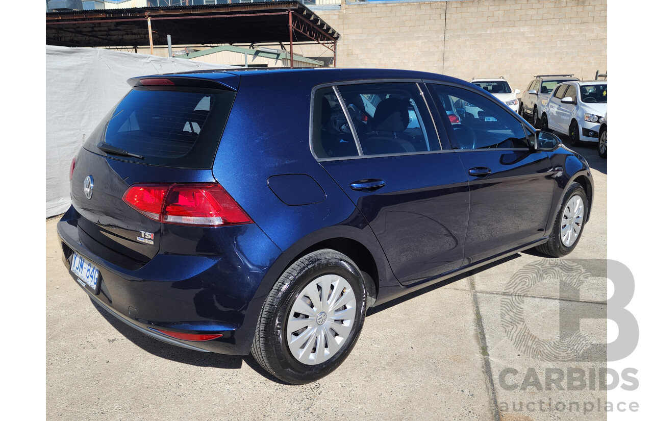4/2013 Volkswagen Golf 90 TSI AU 5d Hatchback Blue 1.4L