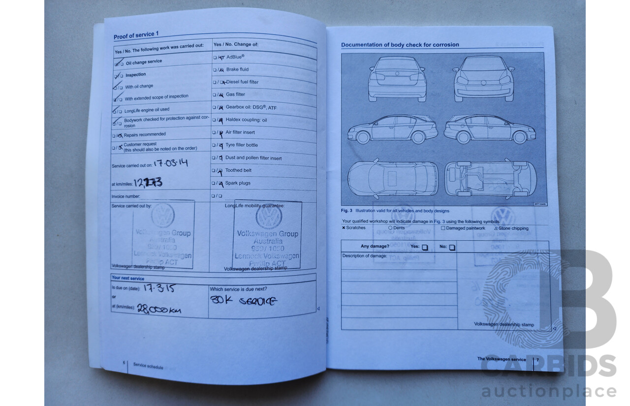 4/2013 Volkswagen Golf 90 TSI AU 5d Hatchback Blue 1.4L
