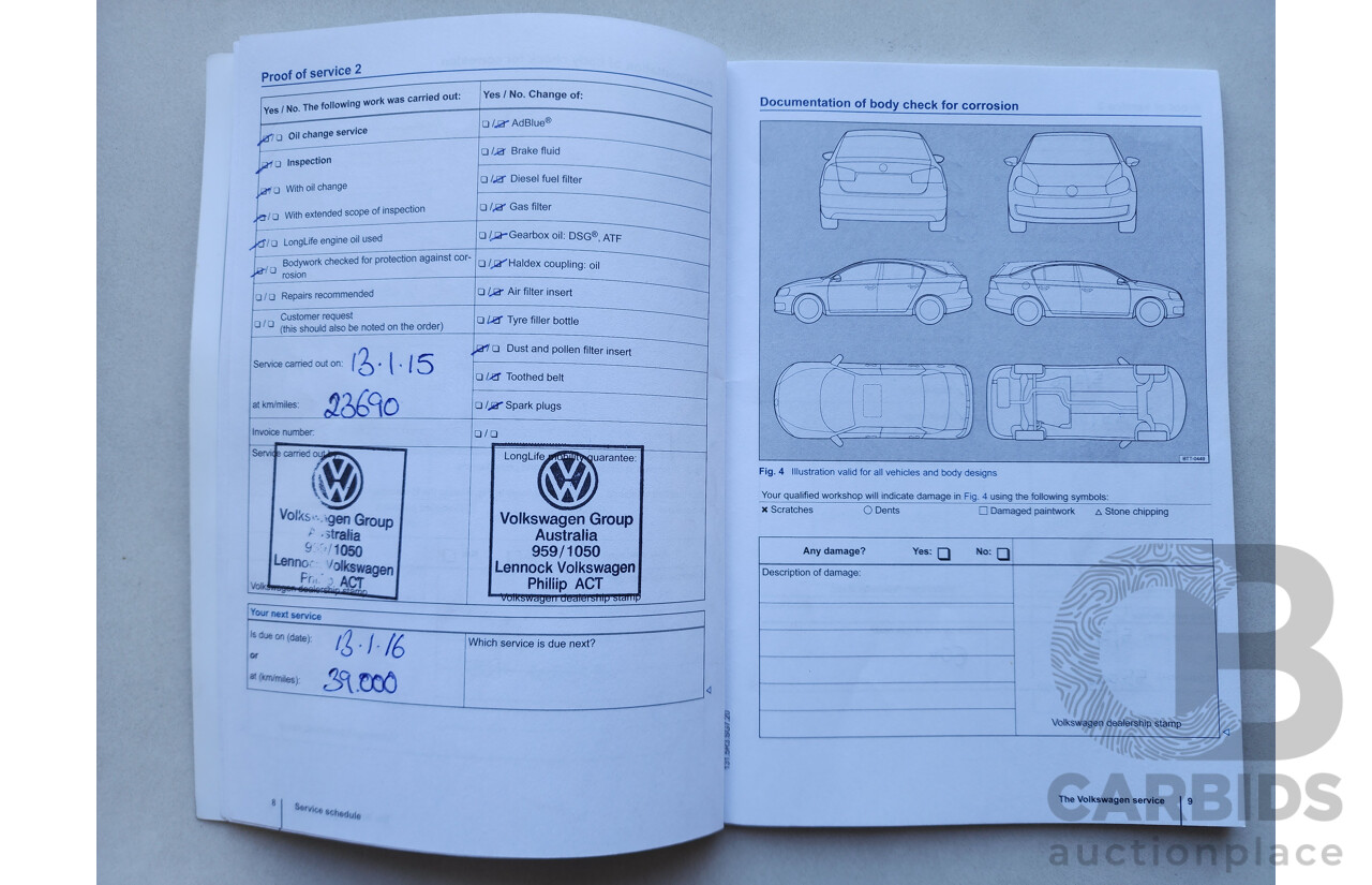4/2013 Volkswagen Golf 90 TSI AU 5d Hatchback Blue 1.4L