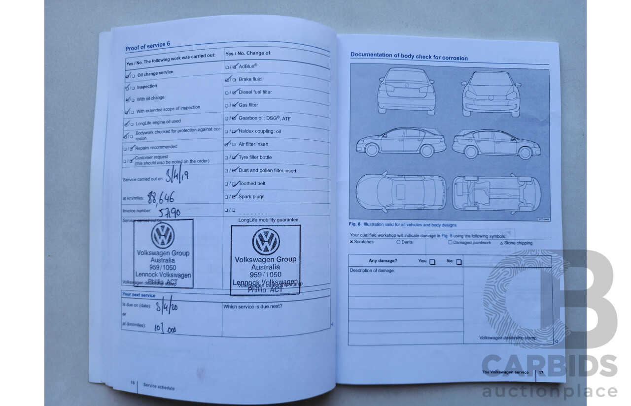 4/2013 Volkswagen Golf 90 TSI AU 5d Hatchback Blue 1.4L