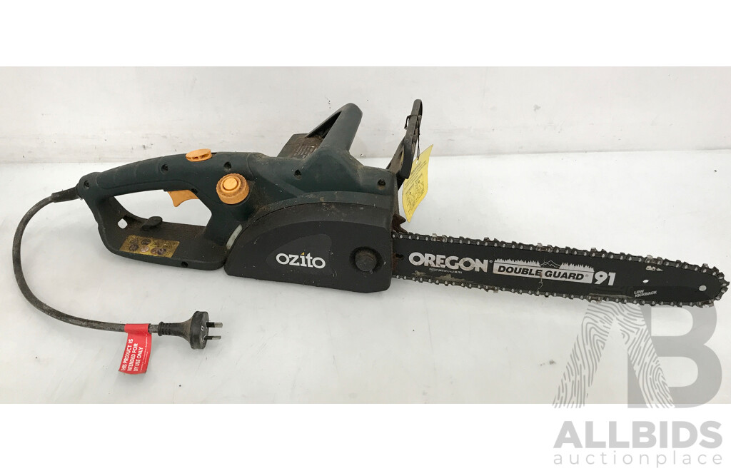 Ozito Corded 355mm Electric Chain Saw