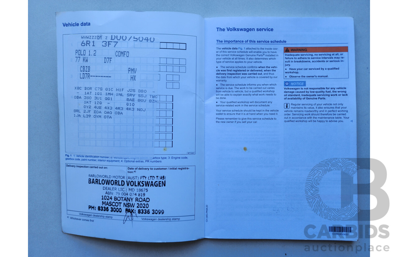 8/2013 Volkswagen Polo 77 TSI Comfortline 6R MY13.5 5d Hatchback Grey 1.2L