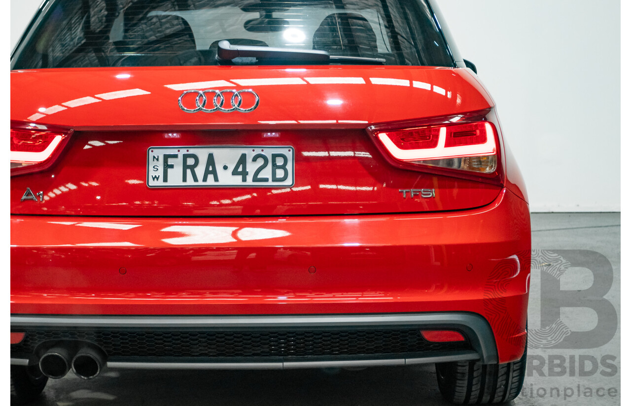 7/2012 Audi A1 Sportback 1.4 TFSI Sport S-Line Pack 8X MY12 5d Hatchback Misano Red / Black Twin Charged 1.4L