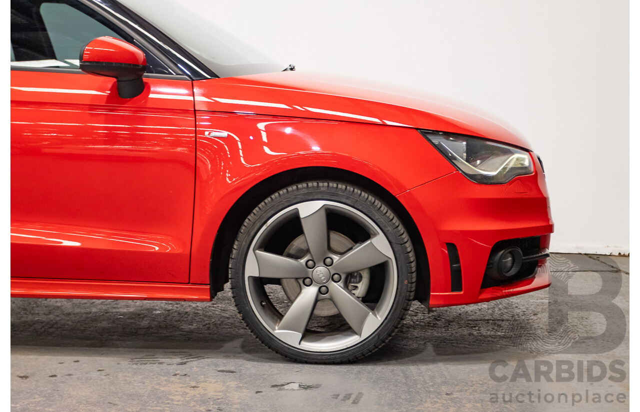 7/2012 Audi A1 Sportback 1.4 TFSI Sport S-Line Pack 8X MY12 5d Hatchback Misano Red / Black Twin Charged 1.4L