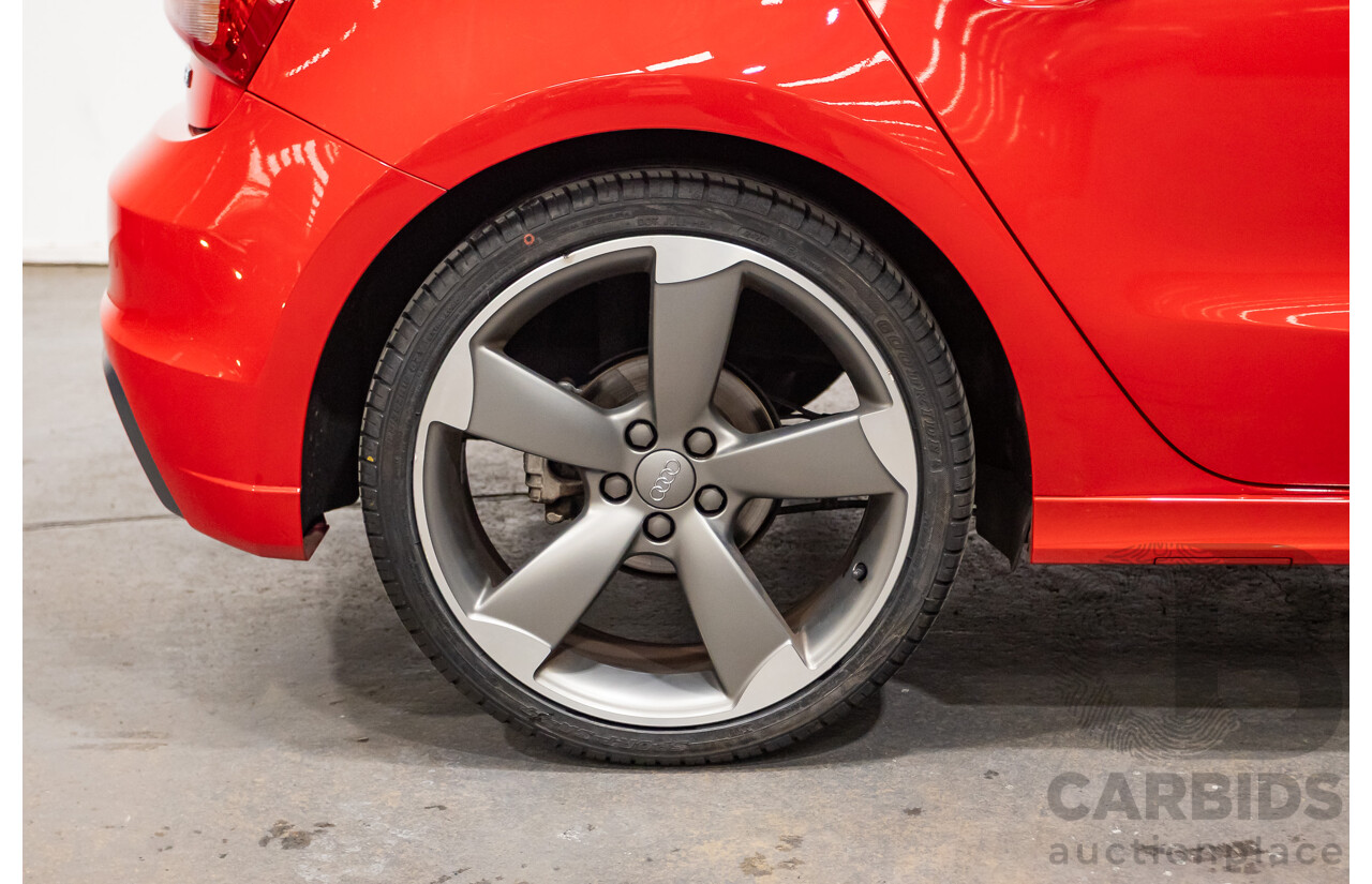 7/2012 Audi A1 Sportback 1.4 TFSI Sport S-Line Pack 8X MY12 5d Hatchback Misano Red / Black Twin Charged 1.4L