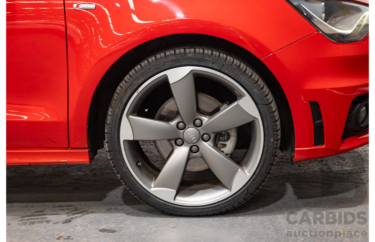 7/2012 Audi A1 Sportback 1.4 TFSI Sport S-Line Pack 8X MY12 5d Hatchback Misano Red / Black Twin Charged 1.4L