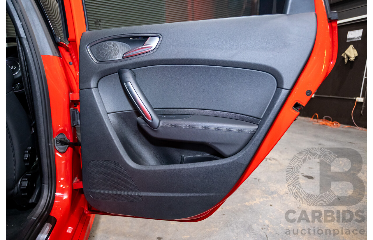 7/2012 Audi A1 Sportback 1.4 TFSI Sport S-Line Pack 8X MY12 5d Hatchback Misano Red / Black Twin Charged 1.4L