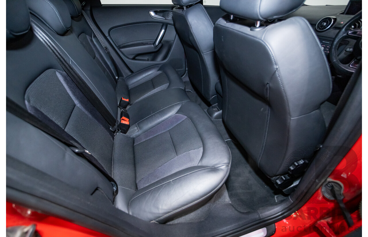 7/2012 Audi A1 Sportback 1.4 TFSI Sport S-Line Pack 8X MY12 5d Hatchback Misano Red / Black Twin Charged 1.4L