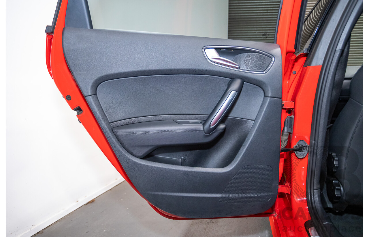 7/2012 Audi A1 Sportback 1.4 TFSI Sport S-Line Pack 8X MY12 5d Hatchback Misano Red / Black Twin Charged 1.4L