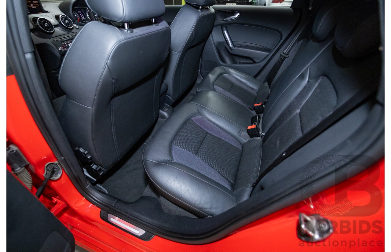 7/2012 Audi A1 Sportback 1.4 TFSI Sport S-Line Pack 8X MY12 5d Hatchback Misano Red / Black Twin Charged 1.4L