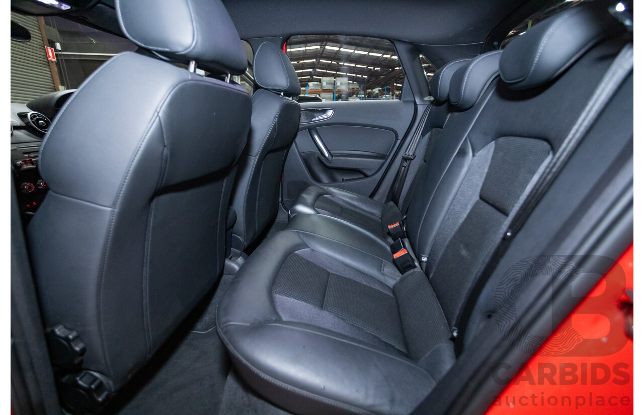 7/2012 Audi A1 Sportback 1.4 TFSI Sport S-Line Pack 8X MY12 5d Hatchback Misano Red / Black Twin Charged 1.4L