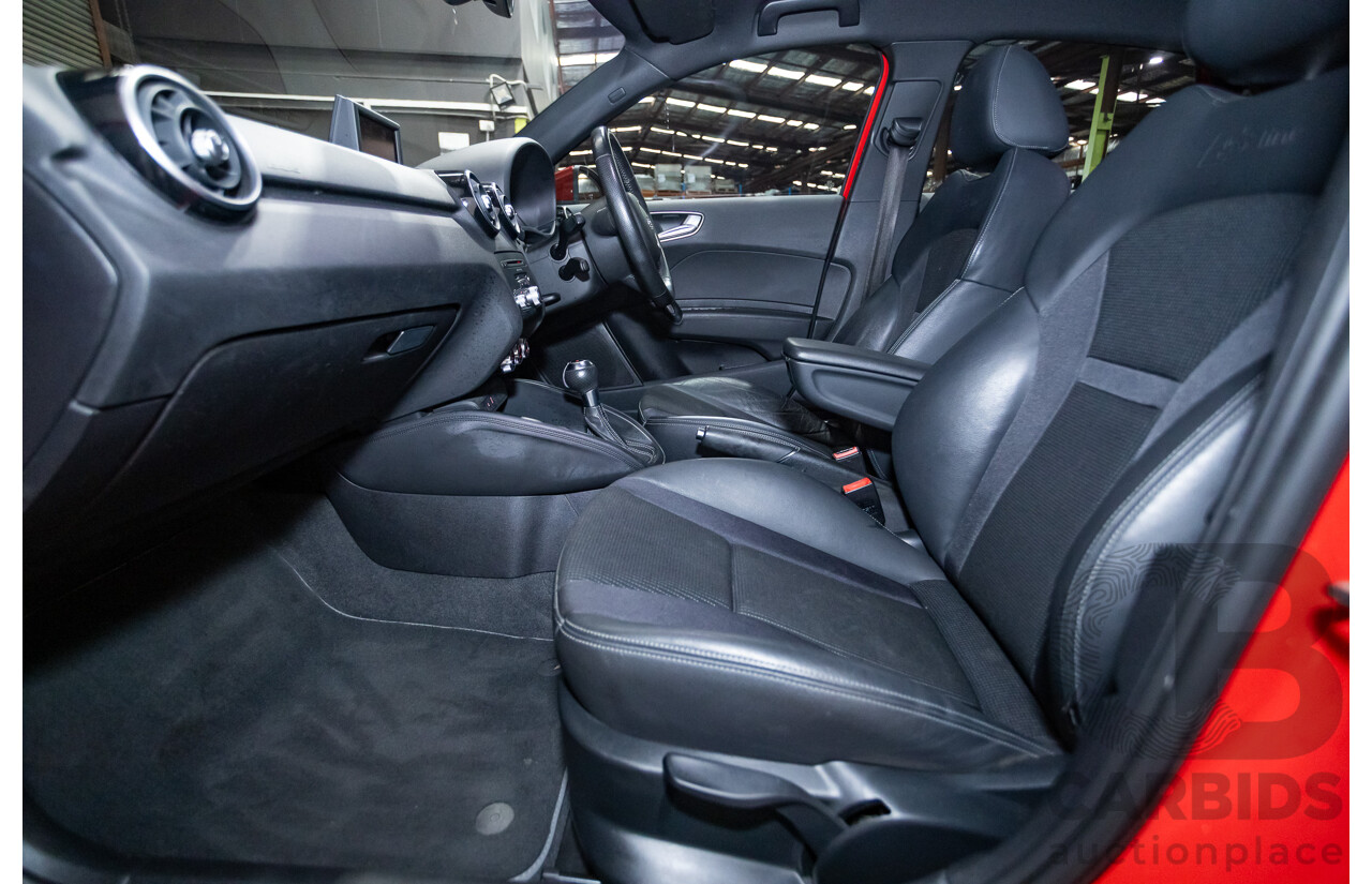 7/2012 Audi A1 Sportback 1.4 TFSI Sport S-Line Pack 8X MY12 5d Hatchback Misano Red / Black Twin Charged 1.4L