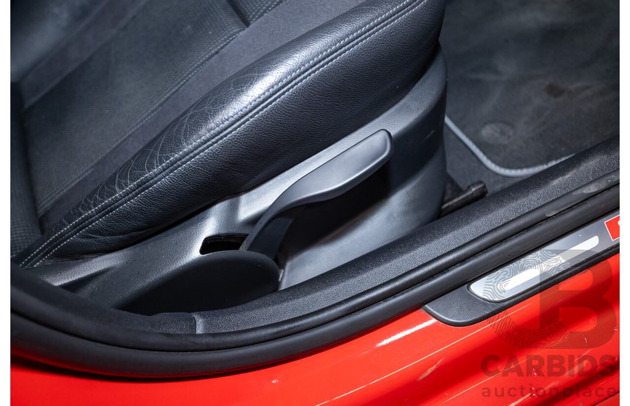 7/2012 Audi A1 Sportback 1.4 TFSI Sport S-Line Pack 8X MY12 5d Hatchback Misano Red / Black Twin Charged 1.4L