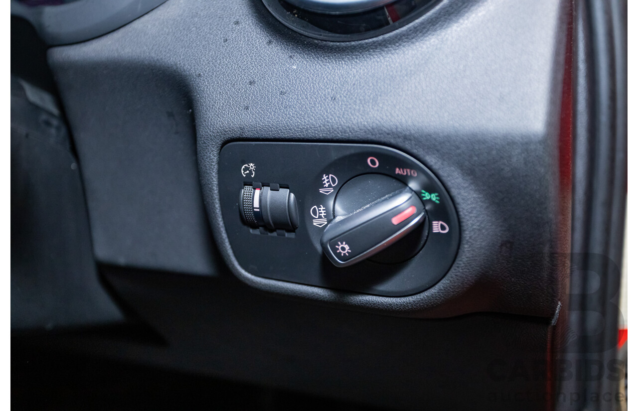 7/2012 Audi A1 Sportback 1.4 TFSI Sport S-Line Pack 8X MY12 5d Hatchback Misano Red / Black Twin Charged 1.4L