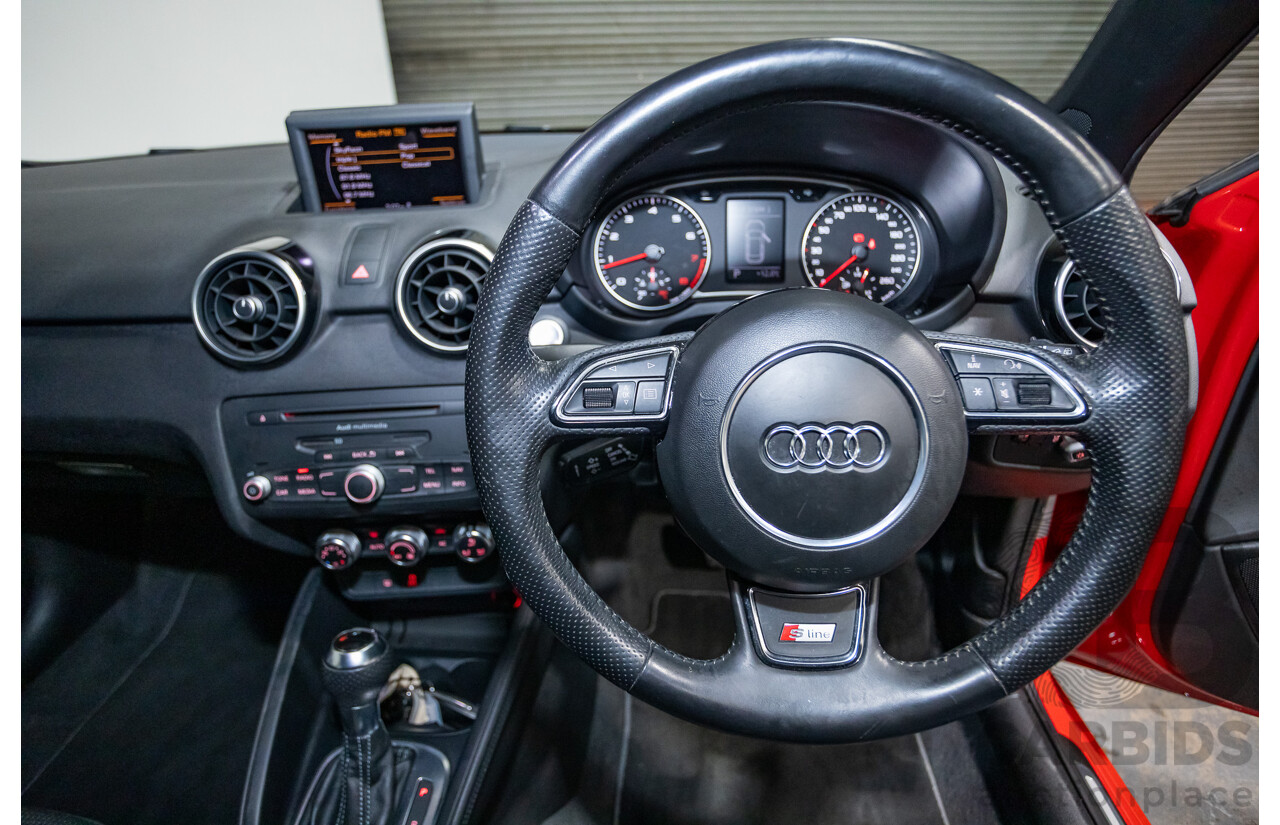7/2012 Audi A1 Sportback 1.4 TFSI Sport S-Line Pack 8X MY12 5d Hatchback Misano Red / Black Twin Charged 1.4L