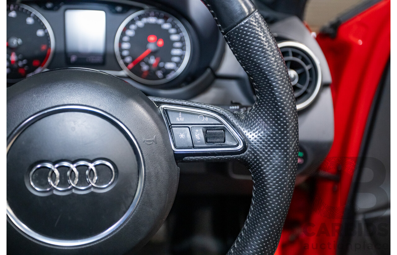 7/2012 Audi A1 Sportback 1.4 TFSI Sport S-Line Pack 8X MY12 5d Hatchback Misano Red / Black Twin Charged 1.4L