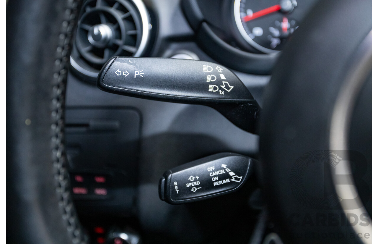 7/2012 Audi A1 Sportback 1.4 TFSI Sport S-Line Pack 8X MY12 5d Hatchback Misano Red / Black Twin Charged 1.4L