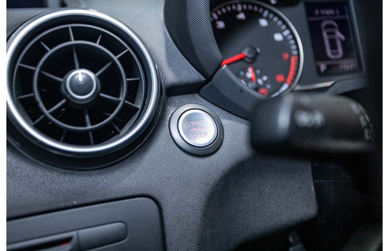 7/2012 Audi A1 Sportback 1.4 TFSI Sport S-Line Pack 8X MY12 5d Hatchback Misano Red / Black Twin Charged 1.4L