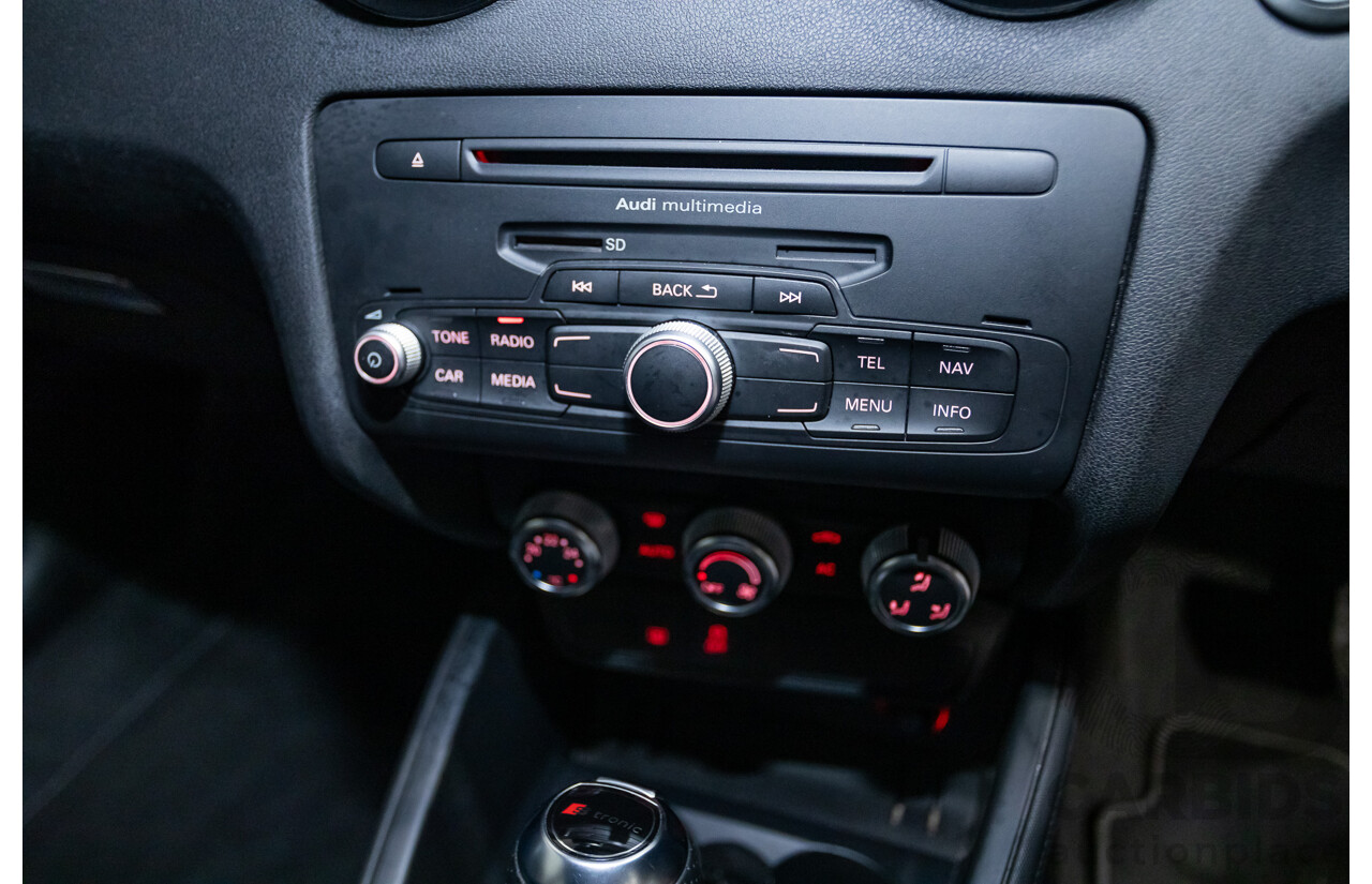 7/2012 Audi A1 Sportback 1.4 TFSI Sport S-Line Pack 8X MY12 5d Hatchback Misano Red / Black Twin Charged 1.4L