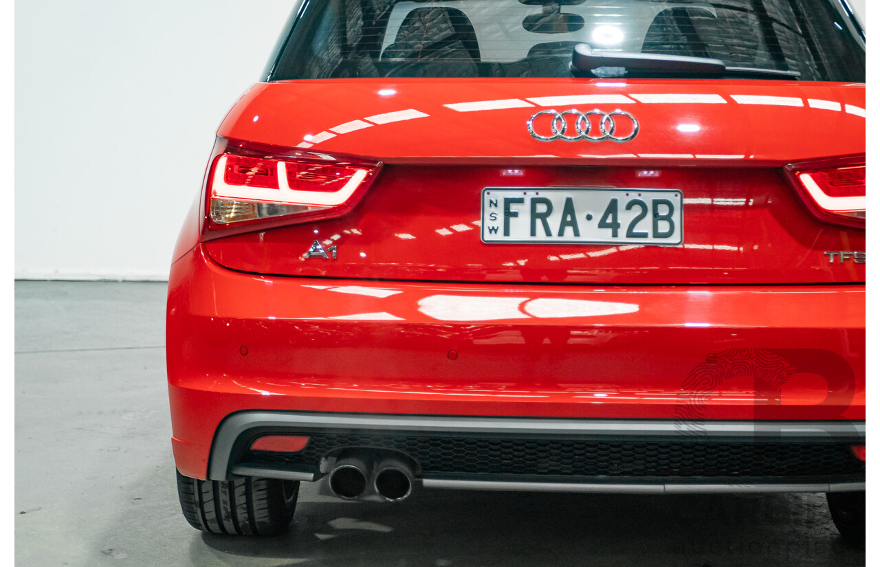 7/2012 Audi A1 Sportback 1.4 TFSI Sport S-Line Pack 8X MY12 5d Hatchback Misano Red / Black Twin Charged 1.4L