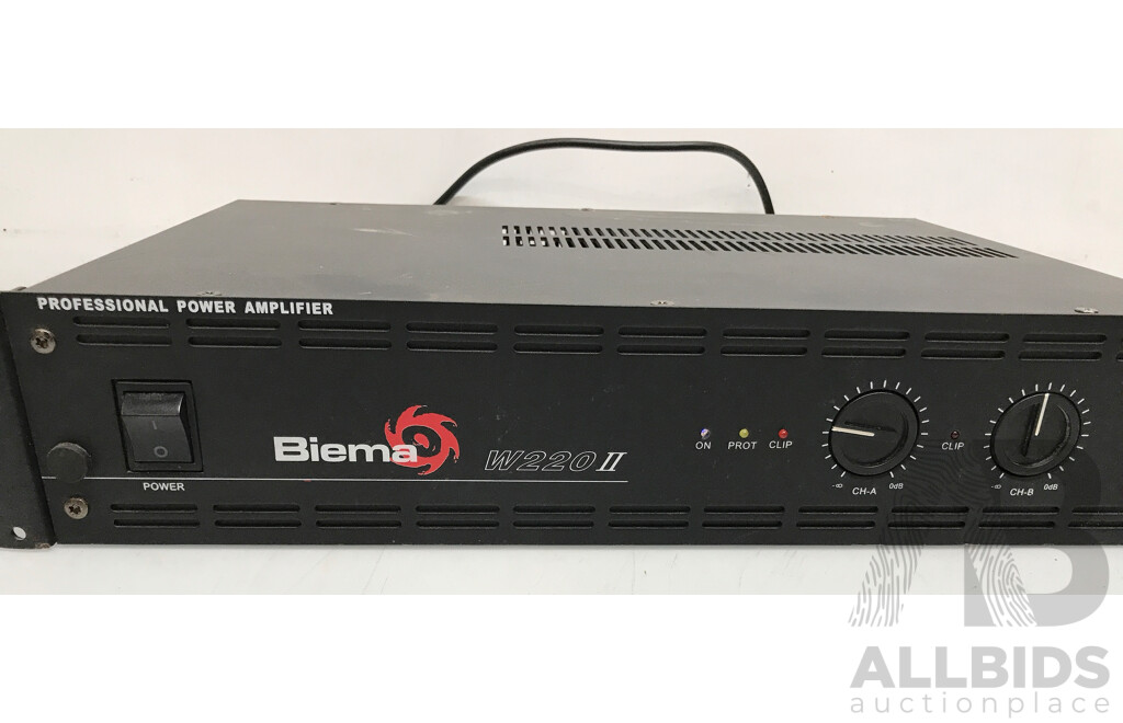 Biema (W220 II) Professional Power Amplifier