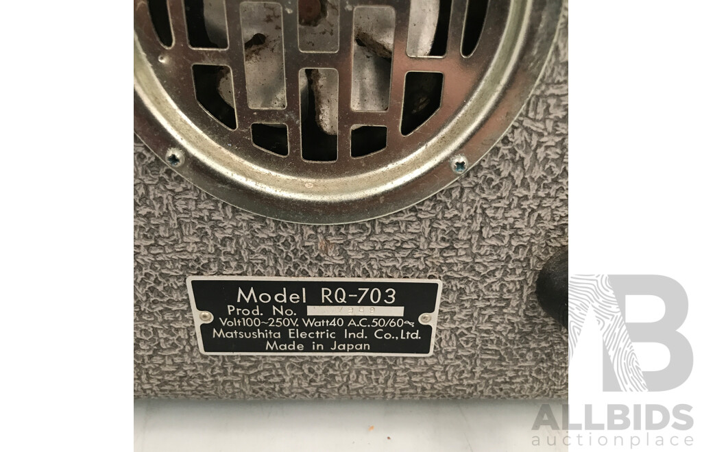 Vintage National (RQ-703) Reel to Reel Tape Recorder