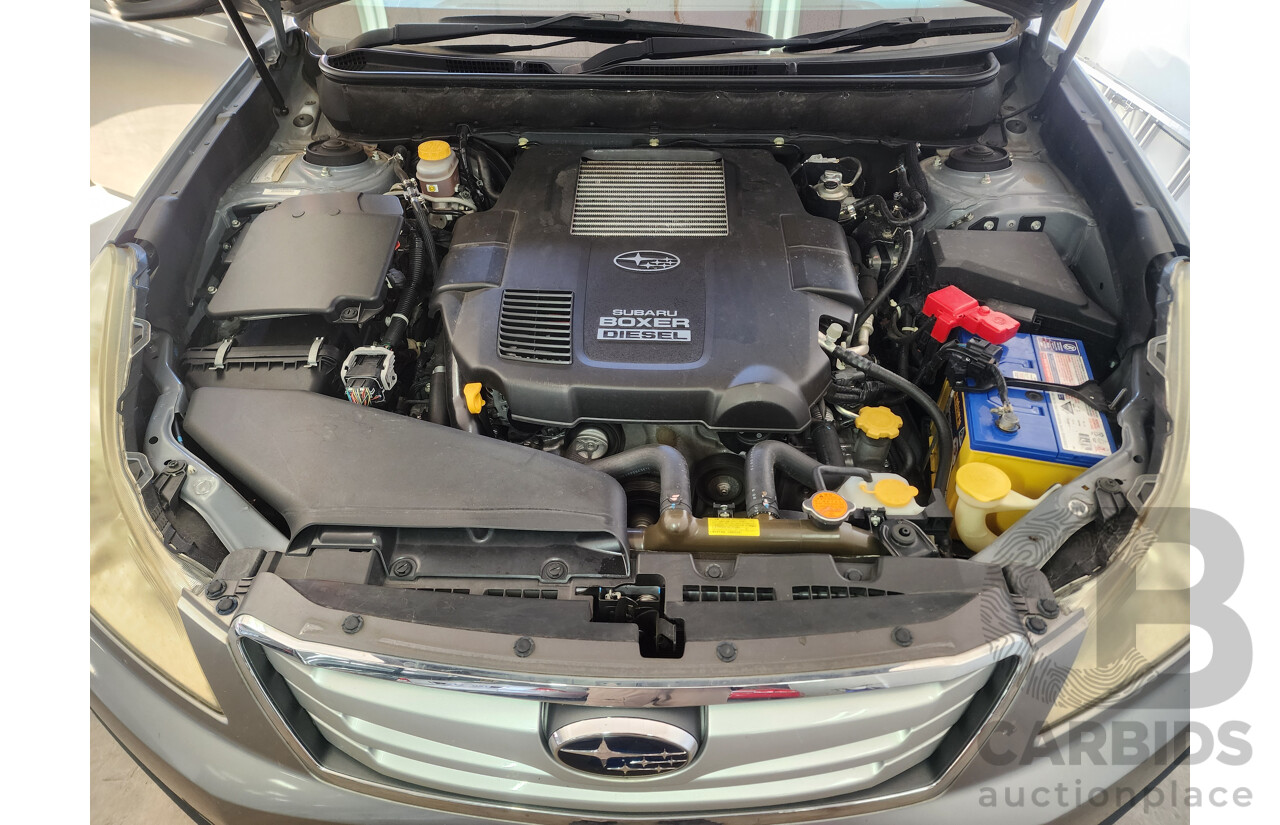 10/2010 Subaru Outback 2.0D MY10 4d Wagon Silver 2.0L
